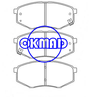 HYUNDAI ix20ix35 SONATA TUCSON KIA K4 Sportage FWD Pastilha de freio FMSI: 8615-D1447 OEM: 58101-2SA30, F1447